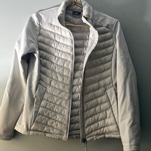 32 Degrees Women's Soft Gray Puffer Jacket